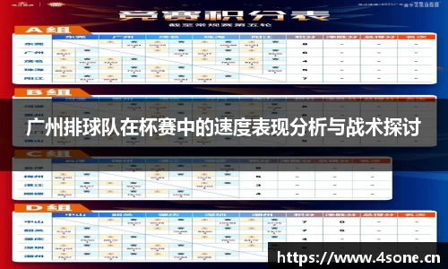 广州排球队在杯赛中的速度表现分析与战术探讨